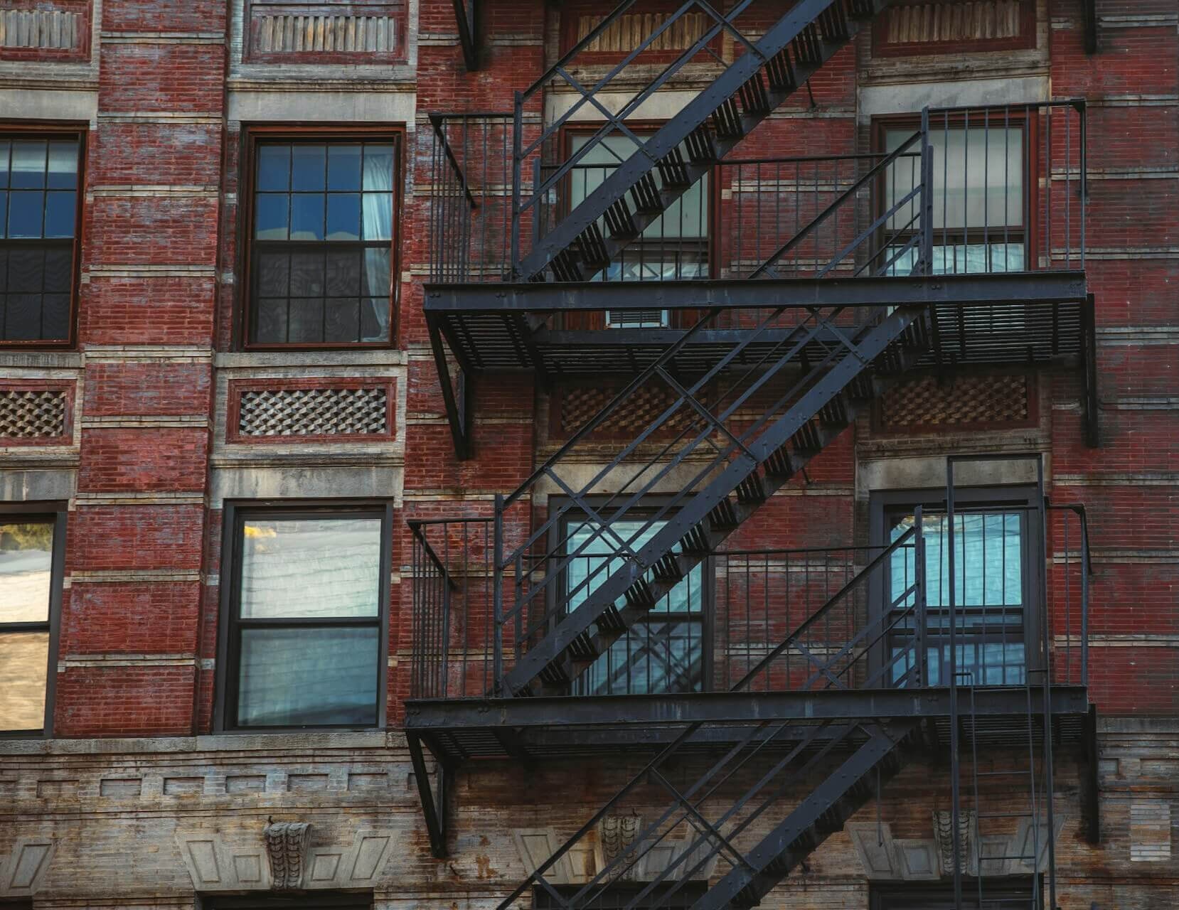 NY iron stairs